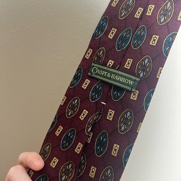 Vintage Croft & Barrow Silk Tie - Picture 3 of 5